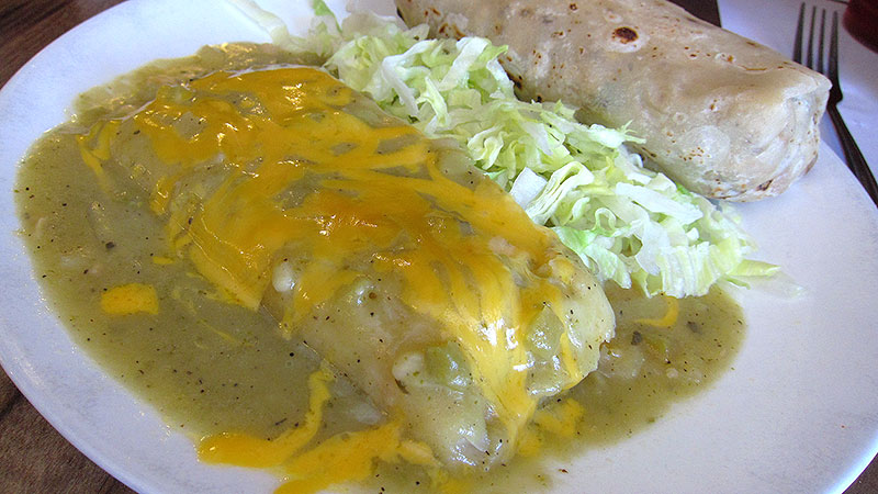 Green Corn Tamale at El Bravo