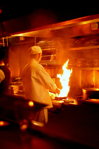 Photo "Chef flame" by JWolff-STL | CC BY 2.0 