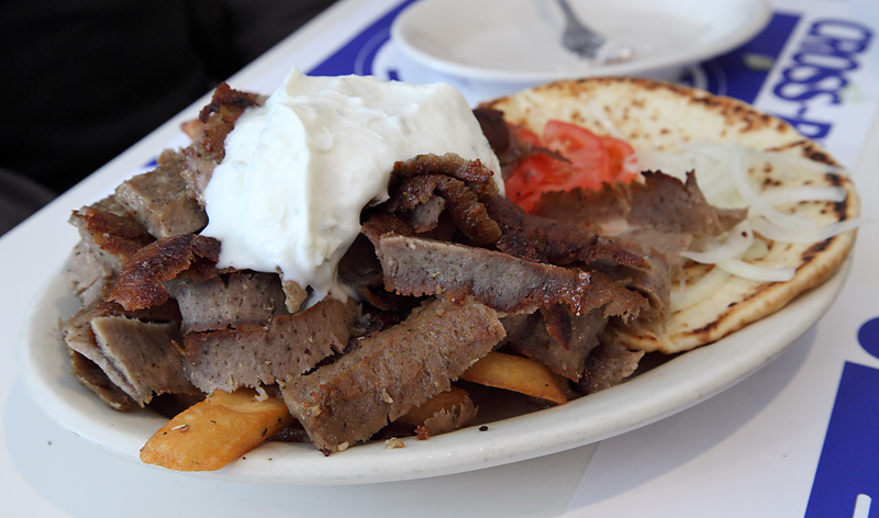 Gyros Dinner with Greek Fries