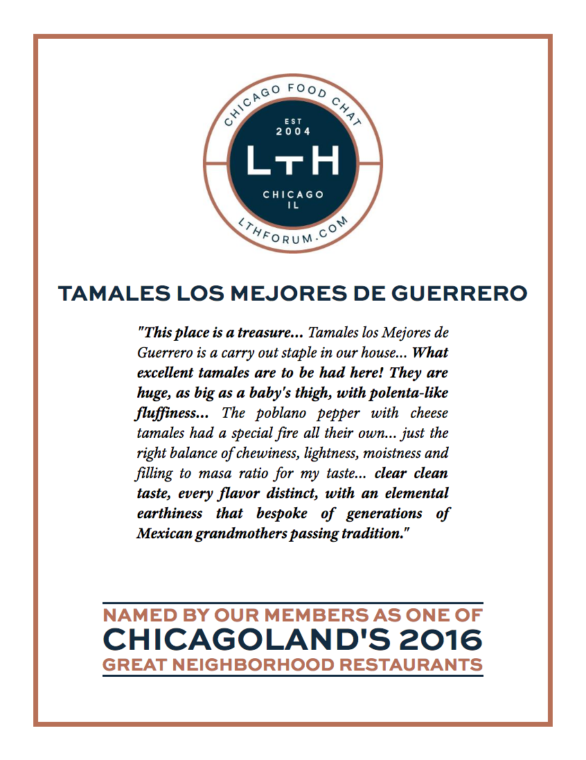 Tamales lo Mejor de Guerrero
